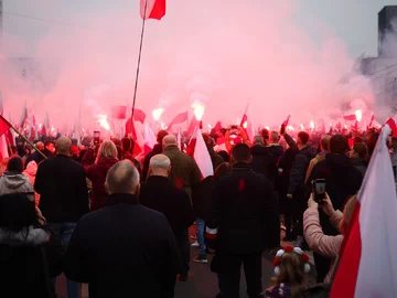 Marsz Niepodległości w Warszawie 