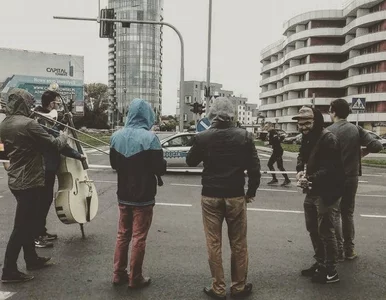 Miniatura: Marsz żałobny na cześć policyjnego...