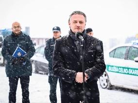 Miniatura: Protest przewoźników na granicy....