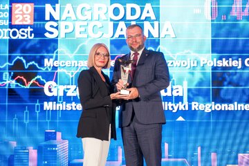 Marzena Zielińska i&nbsp;Grzegorz Puda, minister funduszy i&nbsp;polityki regionalnej