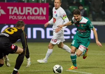 Śląsk Wrocław - Ruch Chorzów 1:1 (fot. PAP/Maciej Kulczyński)