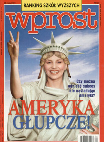 Okładka tygodnika Wprost nr 20/2001 (964)
