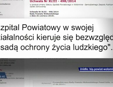 Miniatura: Radni PiS "oklauzulowali" szpital w Wołominie