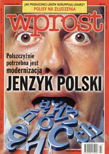 Okładka tygodnika Wprost nr 23/2001 (967)