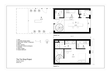 Kolorowy loft, projekt MARK+VIVI 1608-01, v2com, Vivi, żółte