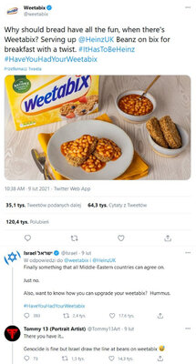 Miniatura: Screeny z „afery Weetabix”. Przezabawne...