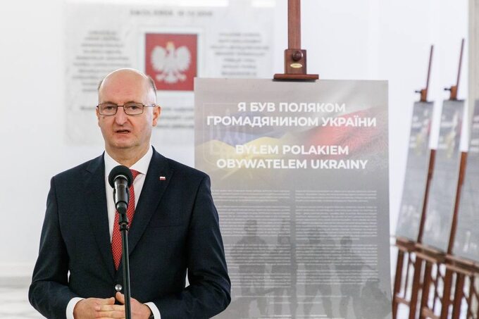 Wiceminister Wawrzyk uczestniczył w otwarciu wystawy „Byłem Polakiem – obywatelem Ukrainy”