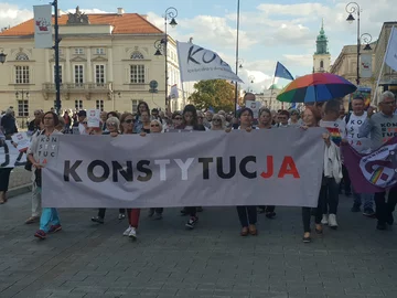 Początek przemarszu 