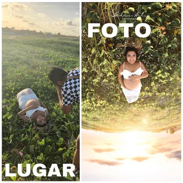 Plan zdjęciowy i efekt pracy fotografa 