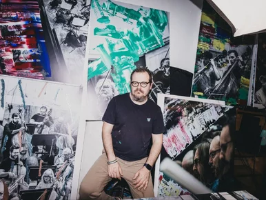 Miniatura: Obraz ukryty w dźwiękach. Grzegorz Mart...