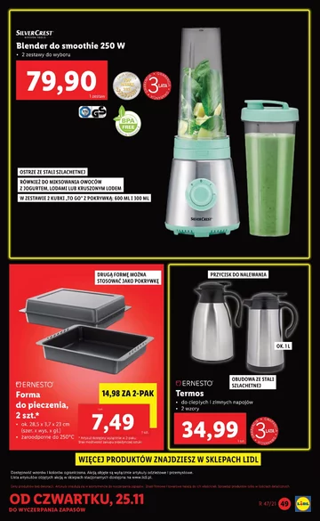 Gazetka Lidla na Black Friday i Black Week 2021 