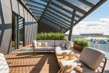 Penthouse projektu Kando Architects 