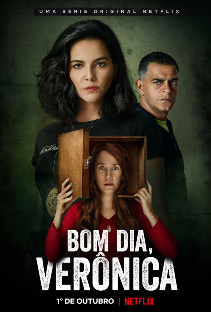 Plakat z serialu „Dobrego dnia, Verônico” (hiszp. „Bom dia Verônica”)