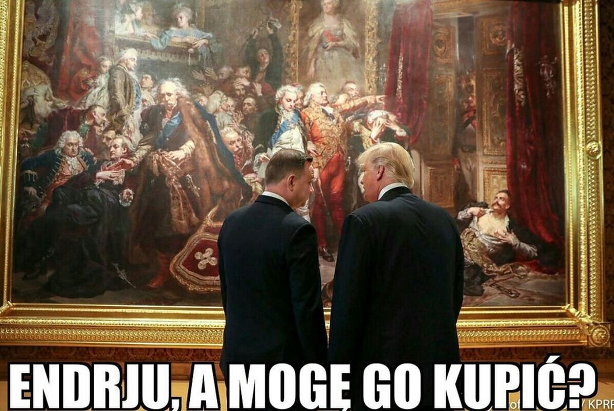 Donald Trump w Polsce. [MEMY] 
