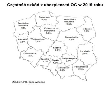 Najbardziej i&nbsp;najmniej bezpieczne wojew&oacute;dztwa w&nbsp;Polsce