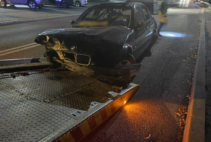Wypadek BMW w Jarosławiu