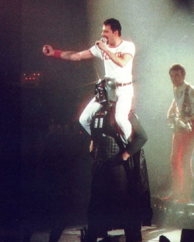 Freddie Mercury w 1980 r. 