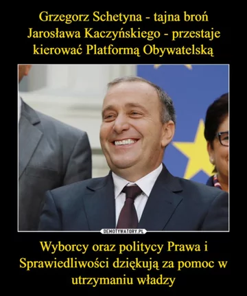 Grzegorz Schetyna obchodzi urodziny. Internauci publikują memy 