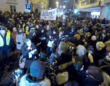 Miniatura: Kobiety protestowały na ulicach polskich...