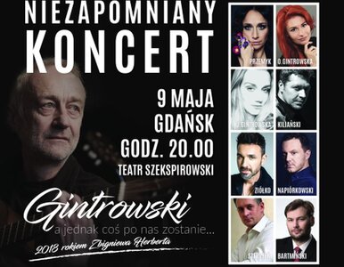 Miniatura: Koncert „Gintrowski – a jednak coś po nas...