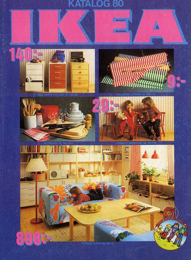 Okładka katalogu IKEA z 1980 roku 