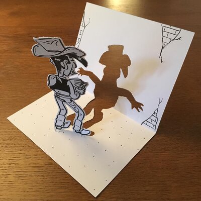 Miniatura: Obrazy 3D tworzone przy pomocy kartki papieru