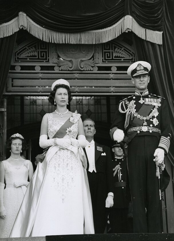 Książę Filip z królową Elżbietą w 1963 roku 