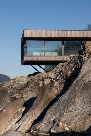 Dom na skale, projekt Cameron Webster Architects 