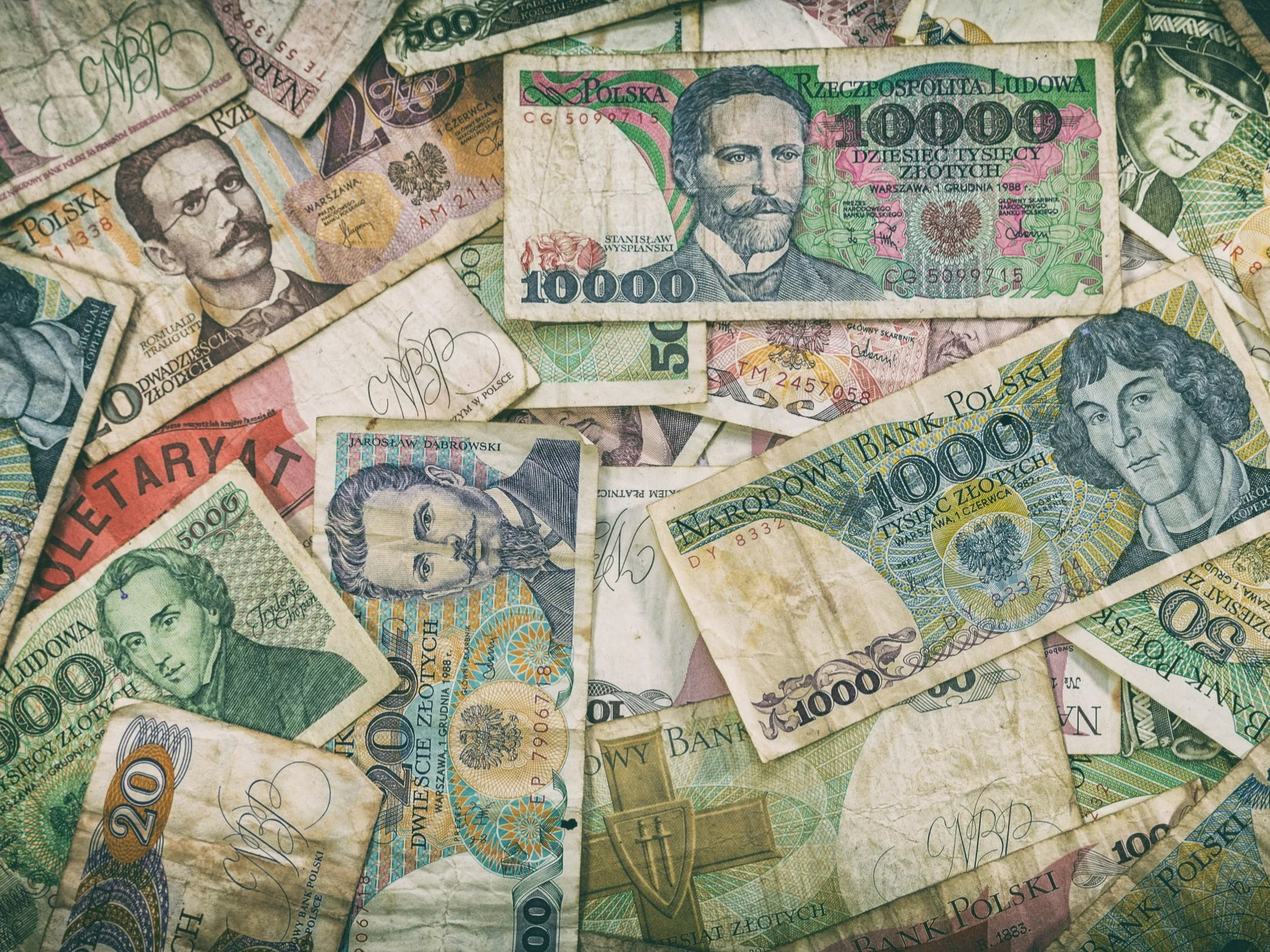 Stare polskie banknoty. Pamiętasz jak wyglądały?