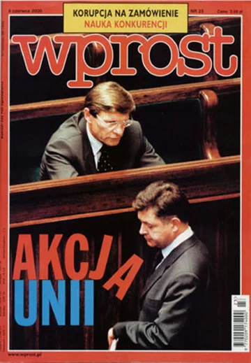 Okładka tygodnika Wprost nr 23/2000 (914)