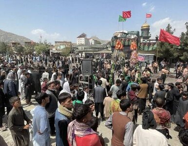 Miniatura: Protest Afgańczyków przeciwko talibom w...