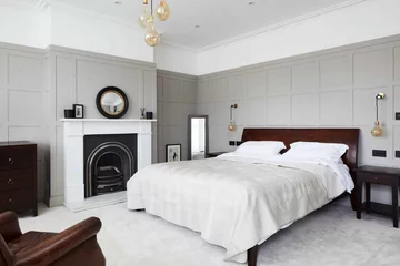 Sypialnia z prawdziwą angielską boazerią – jesteśmy w Londynie! boazeria angielska, downloadfor.press