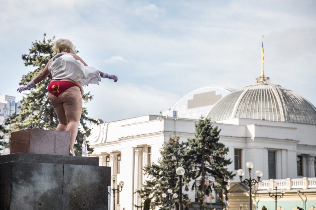 Aktywistki Femenu zrobiły urodzinowy prezent Putinowi 