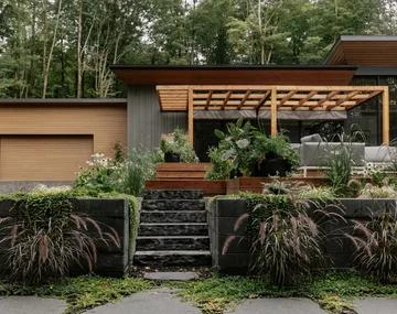 Drewniany dom jednorodzinny, projekt Matière Première Architecture v2com, 5891-02, Matière Première Architecture