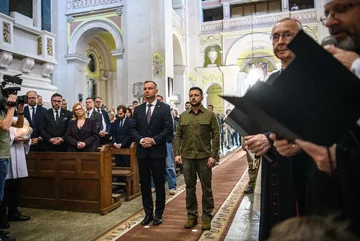 Andrzej Duda i Wołodymyr Zełenski oddali hołd ofiarom rzezi wołyńskiej 