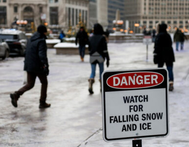 Miniatura: Atak zimy w USA i szalejąca burza śnieżna....