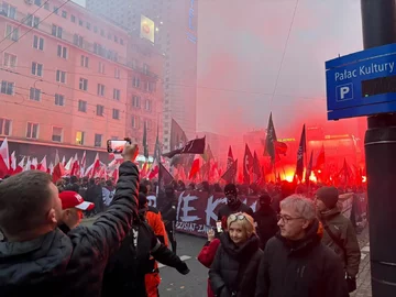 Marsz Niepodległości w Warszawie 