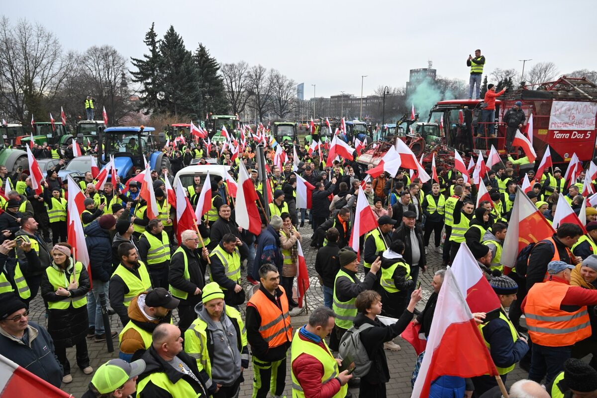 Protest Rolników we Wrocławiu 