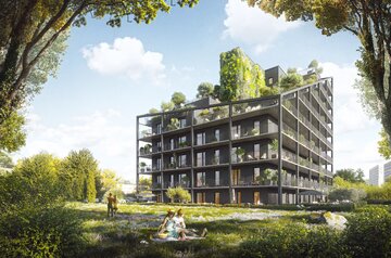 Żorro, budynek mieszkaniowy wielorodzinny, projekt: Frantagroup Architects