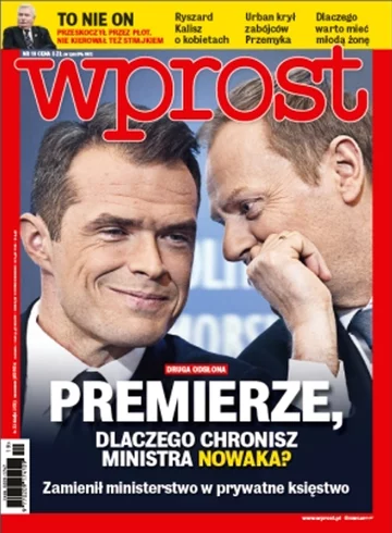 Okładka tygodnika Wprost nr 19/2013 (1576)