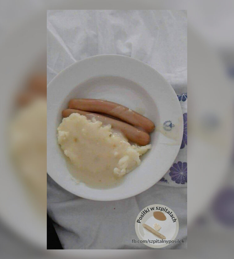 Posiłki serwowane pacjentom w polskich szpitalach 