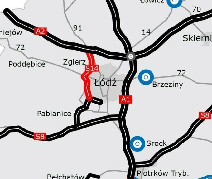 Droga S14 – Zachodnia Obwodnica Łodzi