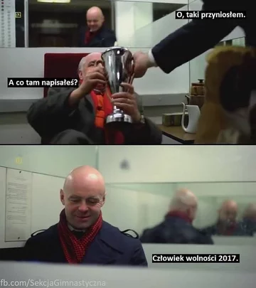 Prezes TK z tytułem „Człowieka Wolności” tygodnika „Sieci” - mem 