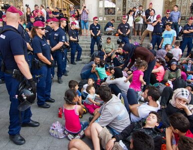Miniatura: Chaos i panika w Budapeszcie. Imigranci...