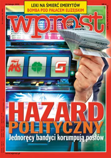 Okładka tygodnika Wprost nr 8/2002 (1004)