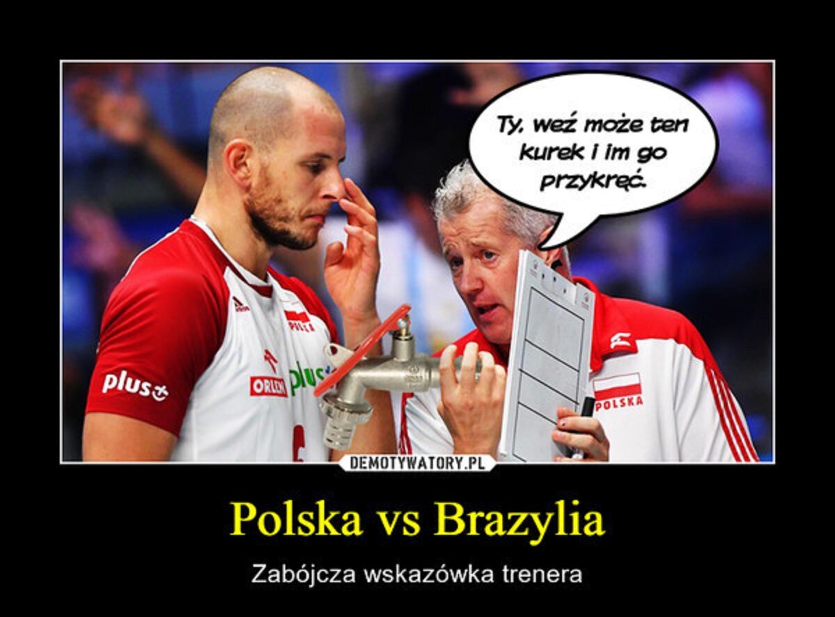 Mem po meczu Polska-Brazylia 