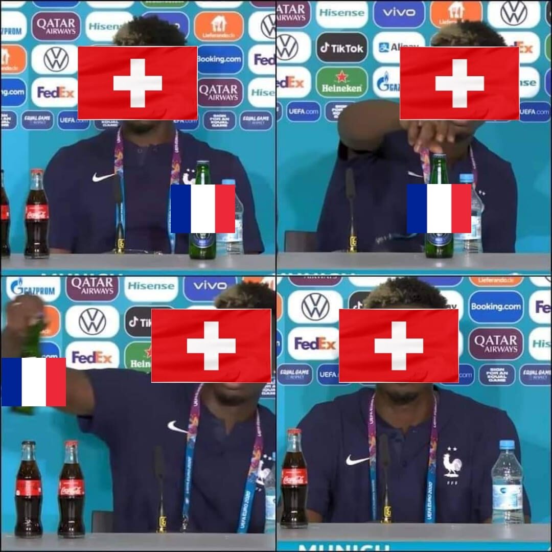 Mem po meczu Szwajcarii z Francją 