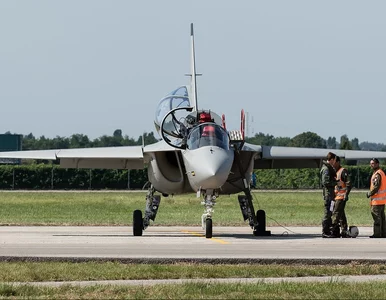 Miniatura: Wstrzymano loty na M-346 w Polsce....