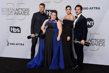 Ben Hardy, Chrissy Metz, Mandy Moore i Milo Ventimiglia 