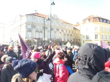 Marsz antyfaszystów w Warszawie. 17 marca 2018 r. 